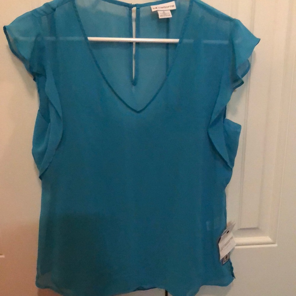 Sheer top w cami set